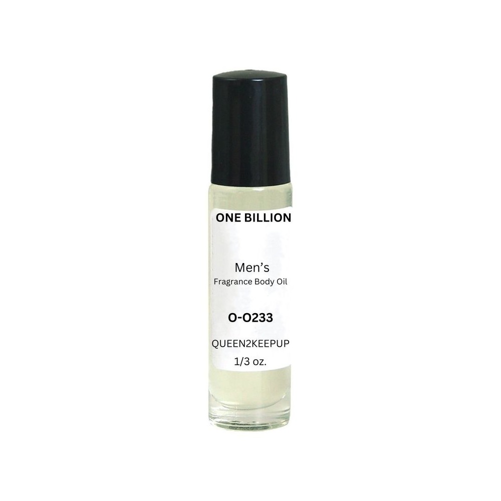 One Billion (Men) Body Oil 10 ml Fragrance All Natural 1/3 oz Roll-On Scent